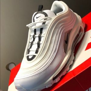 White and Black W Air Max 97 NEVER WORN